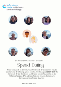 Speed Date mit der Kirchenpflege